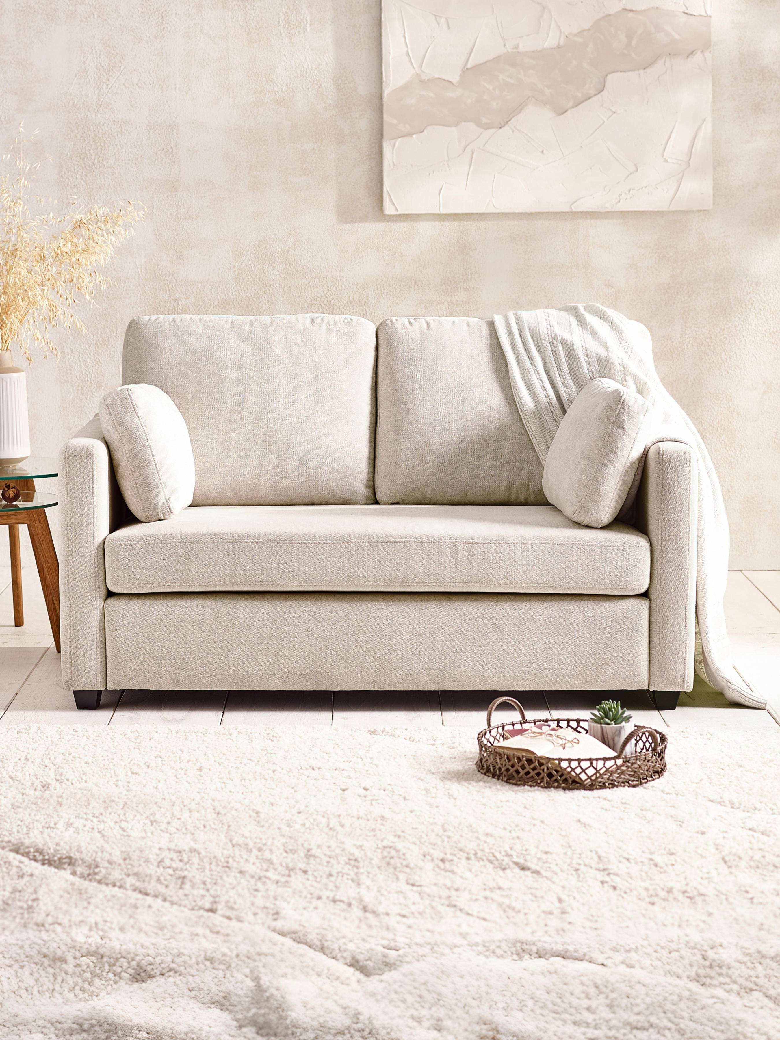 Ordona Natural Chenille Sofa | 2 Seater